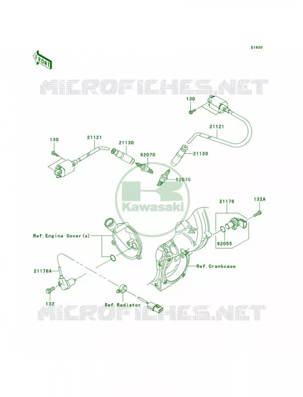 Ignition System Kawasaki MULE 750 2009 Teryx 750 FI 4x4  KRF750G9F