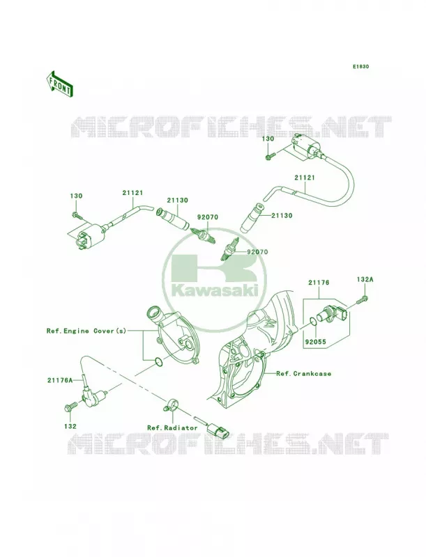 Ignition System Kawasaki MULE 750 2009 Teryx 750 FI 4x4 LE  KRF750K9F