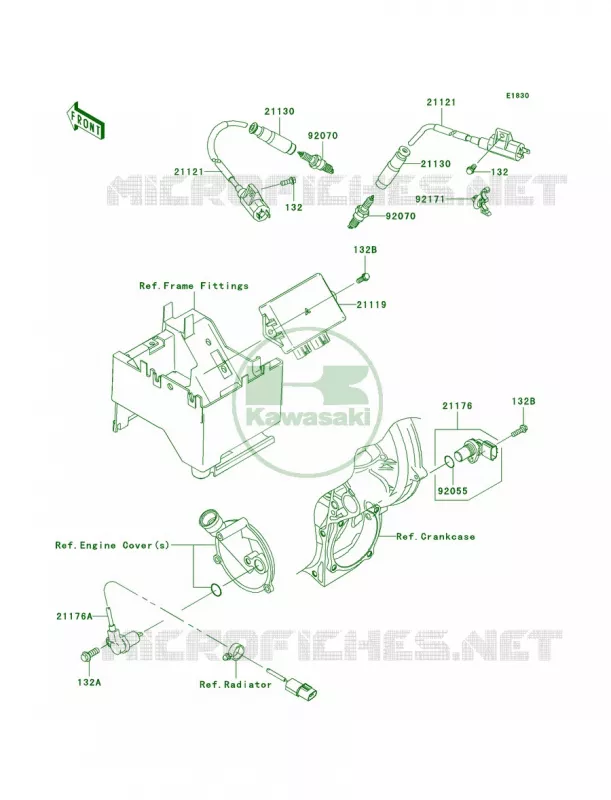 Ignition System Kawasaki MULE 750 2008 Teryx 750 4x4  KRF750B8F