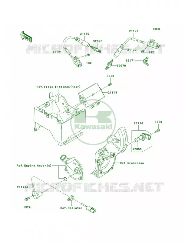 Ignition System Kawasaki MULE 750 2008 Teryx 750 4x4 LE  KRF750D8F