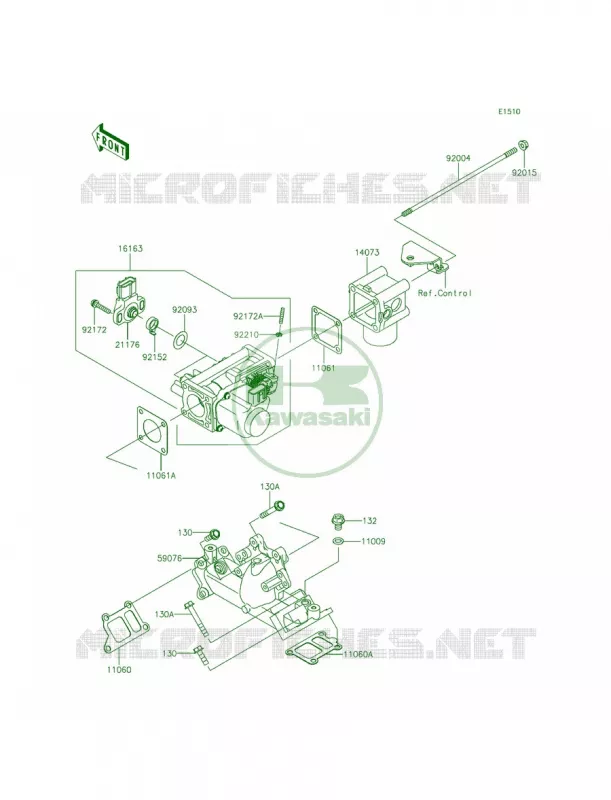 Throttle Kawasaki MULE 620 2015 MULE 4010 TRANS4x4  KAF620RFF