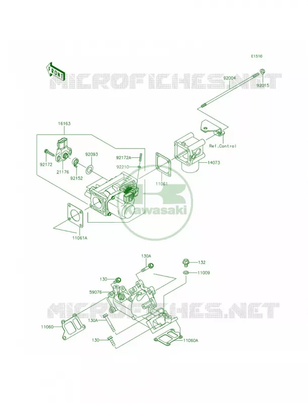 Throttle Kawasaki MULE 620 2015 MULE 4010 4x4  KAF620MFF