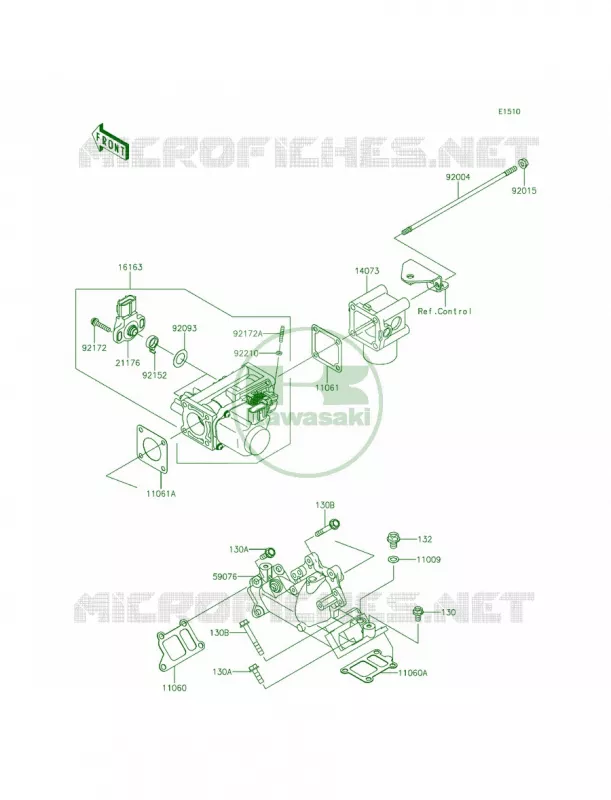 Throttle Kawasaki MULE 620 2014 Mule 4010 Trans4x4 Camo  KAF620SEF