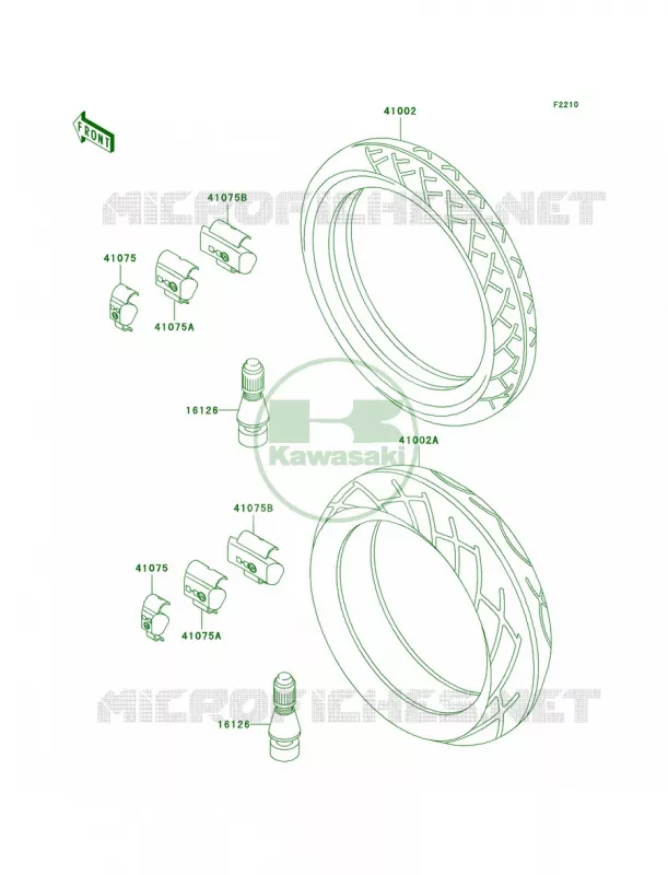 Tires Kawasaki MOTOS 1000 2001 Concours  ZG1000-A16