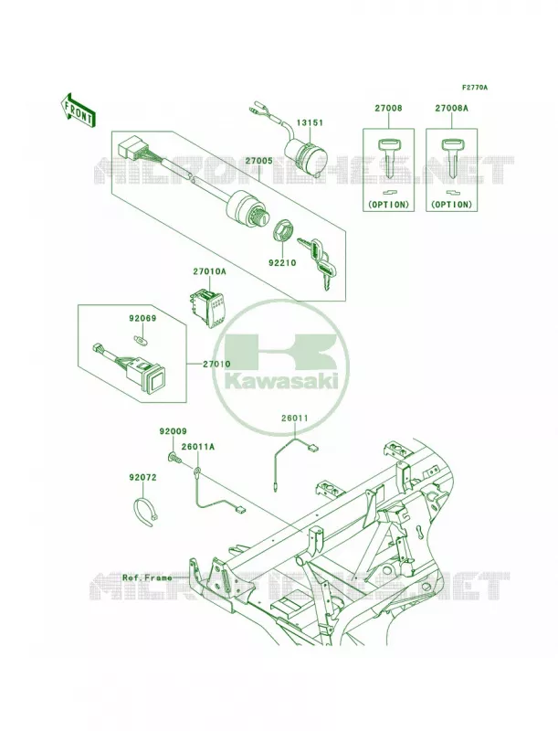 Ignition SwitchPDF Kawasaki MULE 620 2013 Mule 4000  KAF620PDF