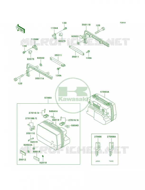 Accessory Kawasaki MOTOS 1000 2000 Concours  ZG1000-A15