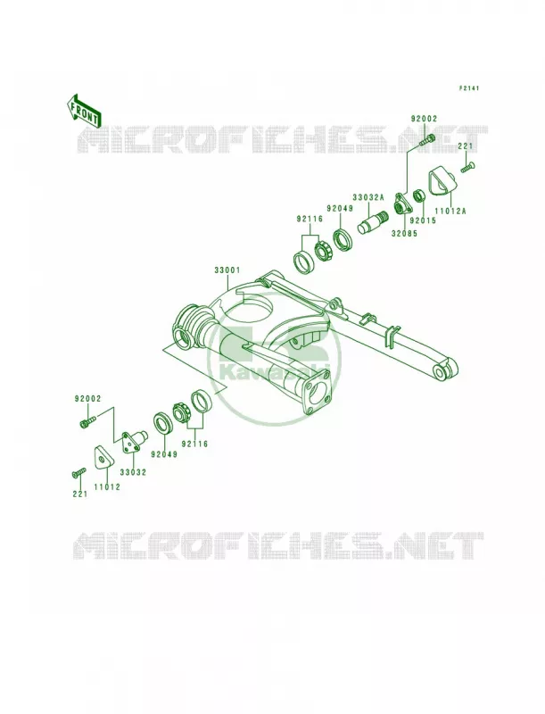 Swingarm Kawasaki MOTOS 1000 1997 Concours  ZG1000-A12