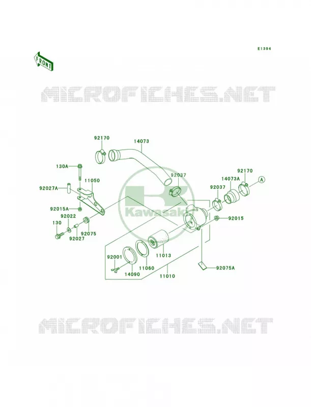 Air Cleaner-bel Con Kawasaki MULE 620 2007 MULE 2500  KAF620-C1