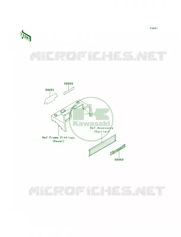 DecalsKAF620-C1C2 Kawasaki MULE 620 2007 MULE 2500  KAF620-C1