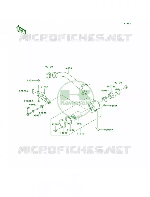 Air Cleaner-bel Con Kawasaki MULE 620 2007 MULE 2500  KAF620-C4