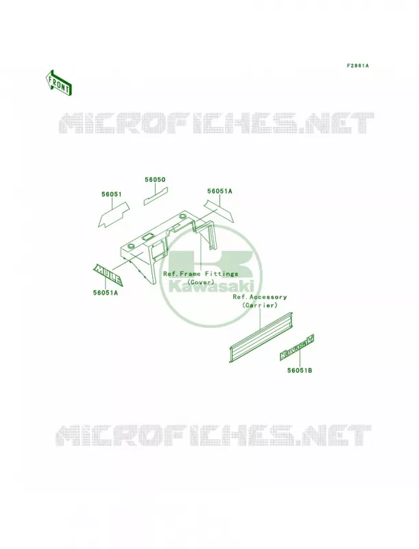 DecalsKAF620-C3C4 Kawasaki MULE 620 2007 MULE 2500  KAF620-C5