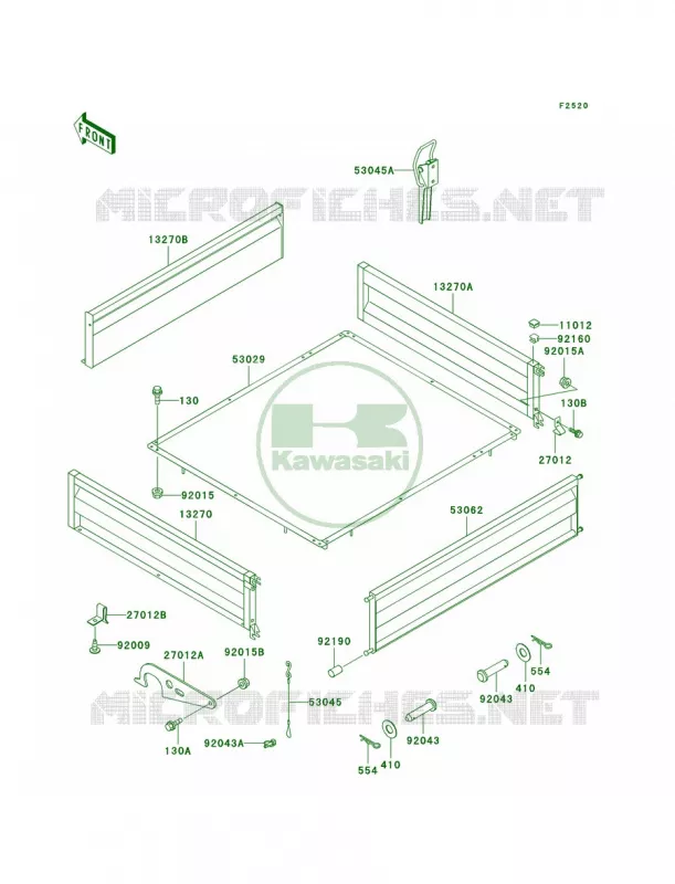 Carriers Kawasaki MULE 300 2007 MULE 520  KAF300-D2