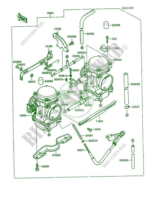 Carburetor pour Kawasaki MULE 1000 2007