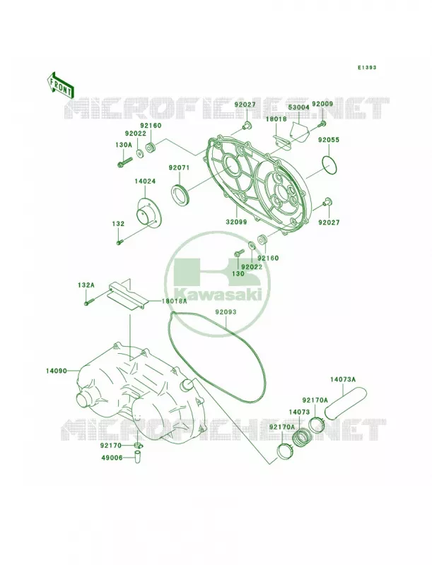 Converter CoverDrive Belt Kawasaki MULE 620 2007 MULE 3000  KAF620-G4