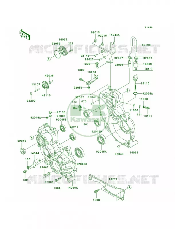Gear Box Kawasaki MULE 620 2007 MULE 3000  KAF620-G5