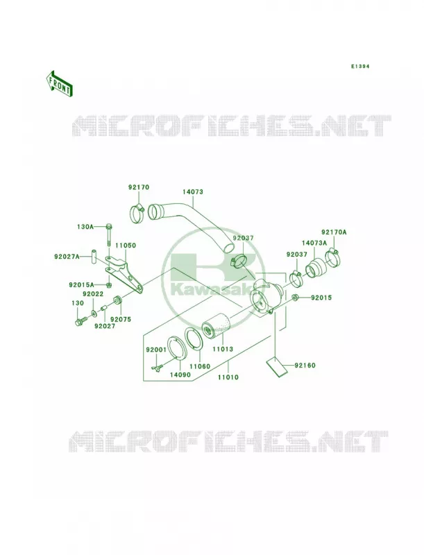 Air Cleaner-Belt Converter Kawasaki MULE 620 2007 MULE 3010 4X4 HARDWOODS GREEN HD  KAF620-H2