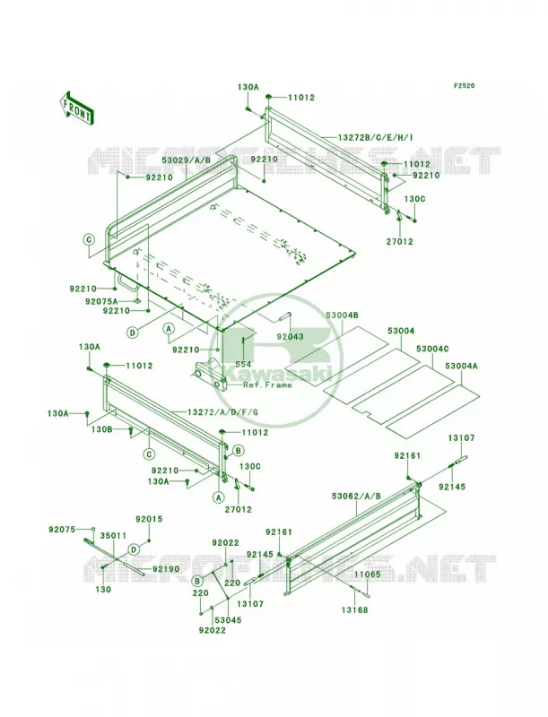 Carriers Kawasaki MULE 620 2010 MULE 4000  KAF620PAF
