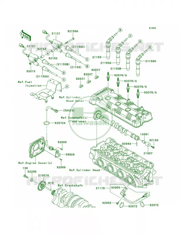 Ignition System Kawasaki JET SKI 1500 2014 ULTRA LX  JT1500KEF