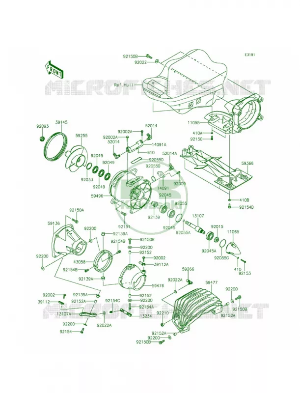 Jet Pump Kawasaki JET SKI 1500 2014 ULTRA 310LX  JT1500MEF