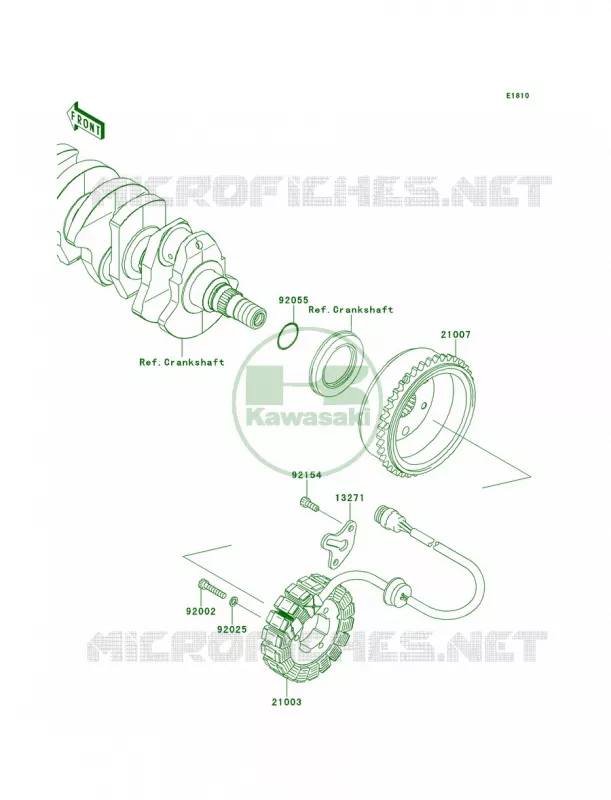Generator Kawasaki JET SKI 1500 2013 ULTRA 300X  JT1500HDF