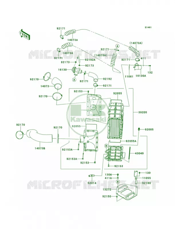 Inter Cooler Kawasaki JET SKI 1500 2013 ULTRA 300X  JT1500HDF