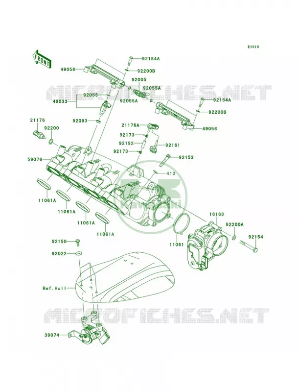 Throttle Kawasaki JET SKI 1500 2013 ULTRA 300X  JT1500HDF