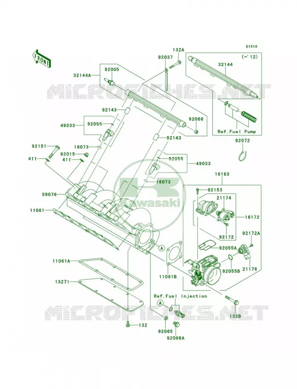 Throttle Kawasaki JET SKI 1500 2012 STX-15F  JT1500ACF