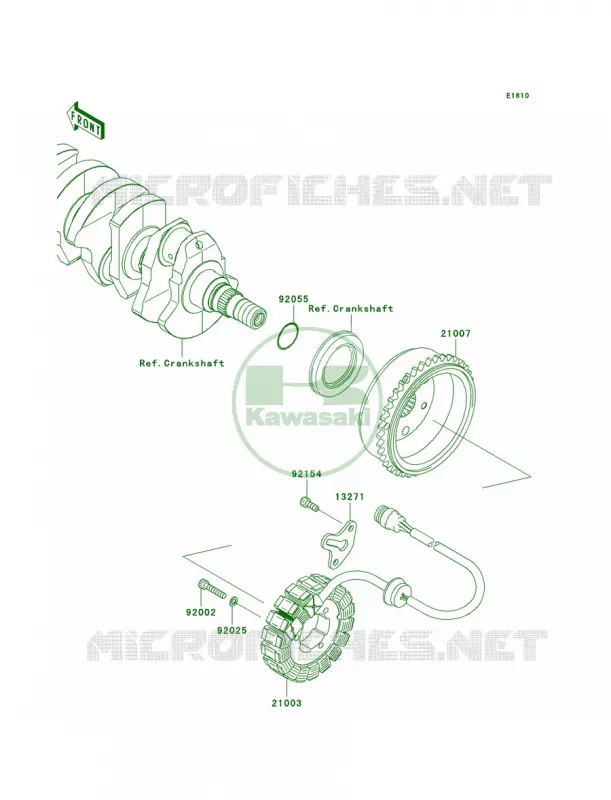 Generator Kawasaki JET SKI 1500 2011 ULTRA 300X  JT1500HBF
