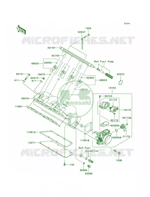 Throttle Kawasaki JET SKI 1500 2010 STX  JT1500DAF