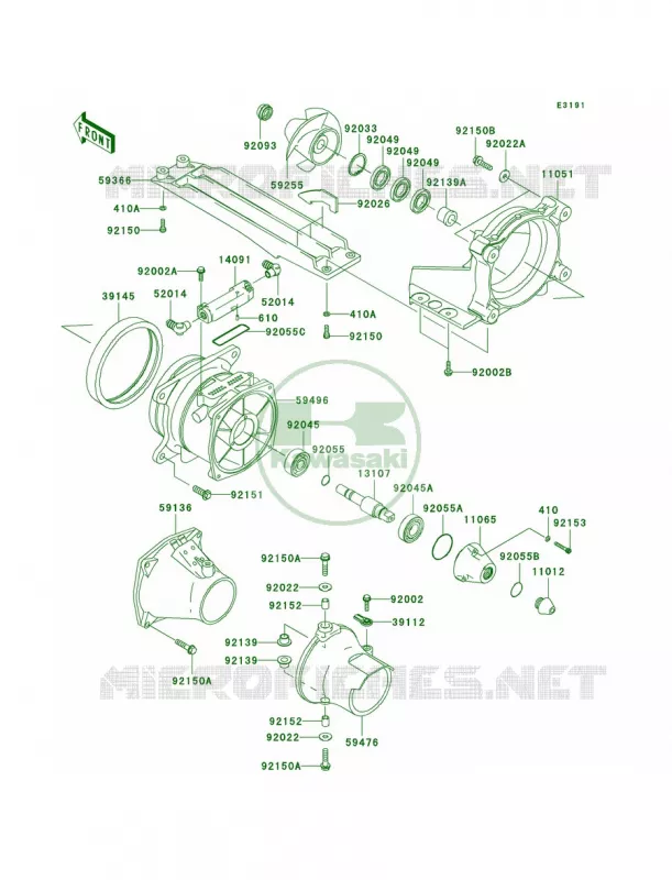 Jet Pump Kawasaki JET SKI 1500 2009 STX  JT1500D9F