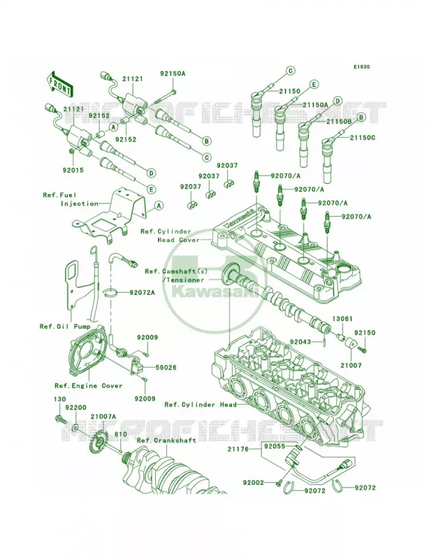 Ignition System Kawasaki JET SKI 1500 2009 ULTRA LX  JT1500G9F