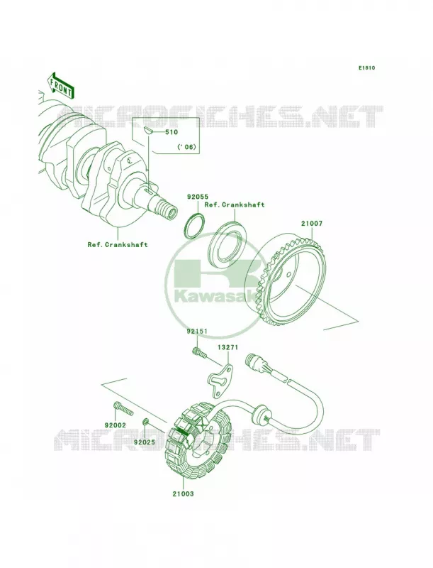 Generator Kawasaki JET SKI 1500 2008 STX-15F  JT1500A8F
