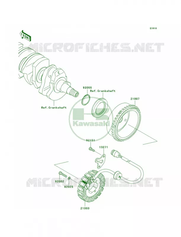 Generator Kawasaki JET SKI 1500 2008 ULTRA 250X  JT1500B8F
