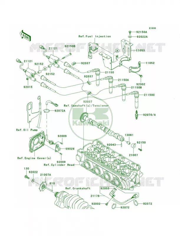 Ignition System Kawasaki JET SKI 1200 2007 STX-12F  JT1200D7F