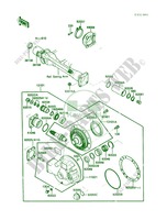 Drive ShaftFinal Gear pour Kawasaki Concours 1986