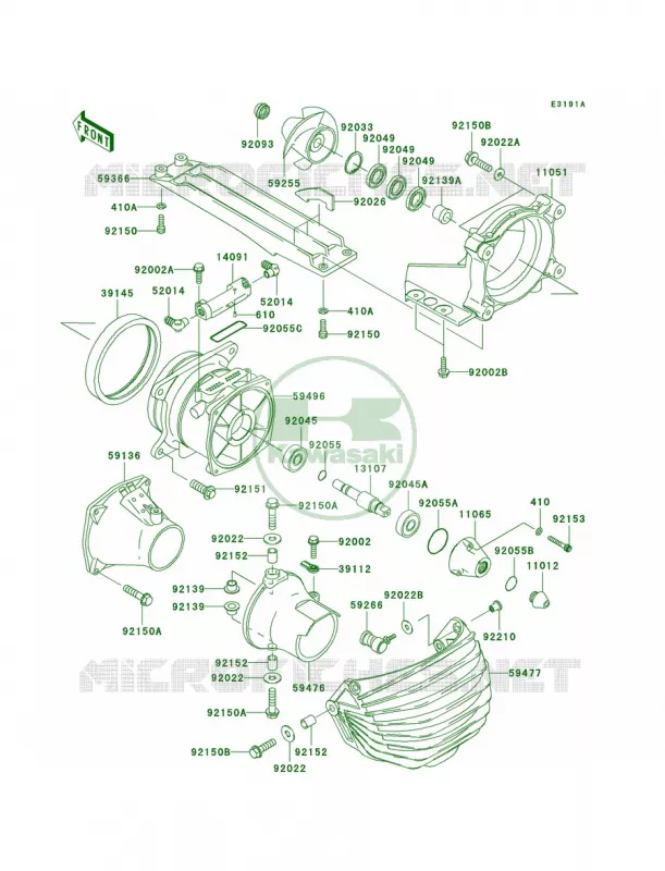 Jet PumpD7F Kawasaki JET SKI 1200 2006 STX-12F  JT1200D6F