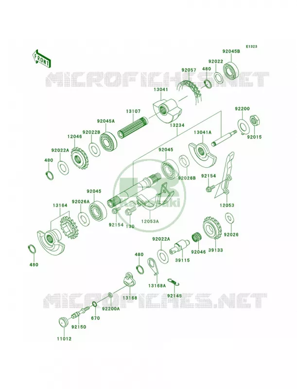 Balancer Kawasaki MOTOS 650 2014 KLR650  KL650EEF