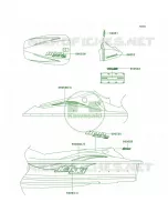 DecalsJT1100 F1 pour Kawasaki 1100 STX D.I. 2002