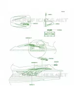 DecalsJT1100 F2 pour Kawasaki 1100 STX D.I. 2002