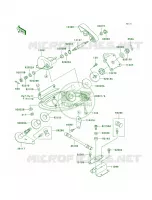 Handle Pole pour Kawasaki 1100 STX D.I. 2002