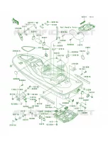 Hull pour Kawasaki 1100 STX D.I. 2002