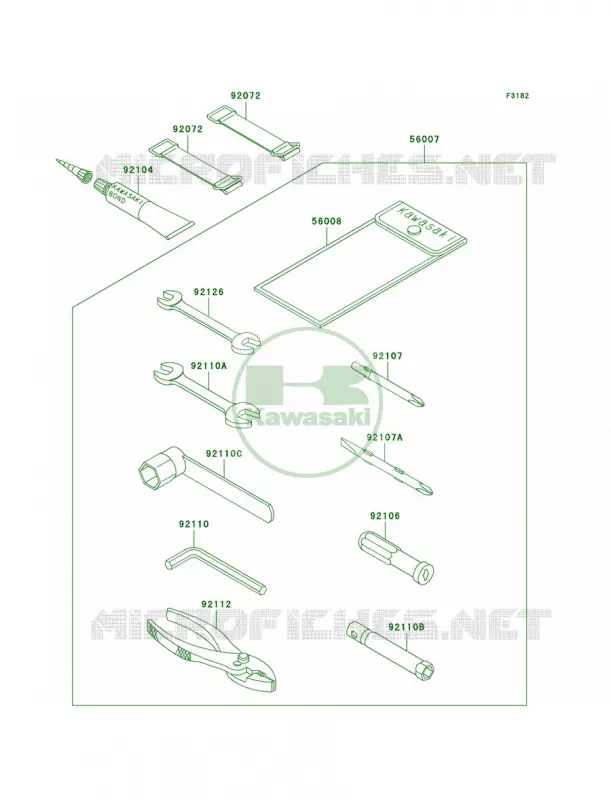 Owner's Tools Kawasaki JET SKI 1200 2002 1200 STX-R  JT1200-A1