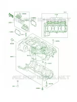 Crankcase pour Kawasaki 900 STS 2002