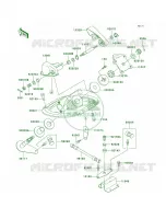 Handle Pole pour Kawasaki 900 STS 2002