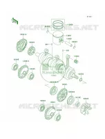 CrankshaftPistons pour Kawasaki ULTRA 150 2001