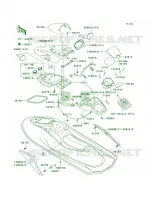 Hull Cover pour Kawasaki ULTRA 150 2001