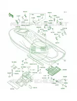 Hull pour Kawasaki ULTRA 150 2001