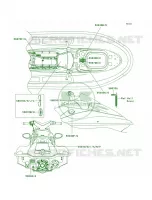 LabelsJH1200 A1A2A3 pour Kawasaki ULTRA 150 2001