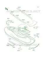 PadsJH1200 A1 pour Kawasaki ULTRA 150 2001