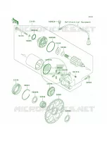 Starter MotorJH1200 A1A2 pour Kawasaki ULTRA 150 2001